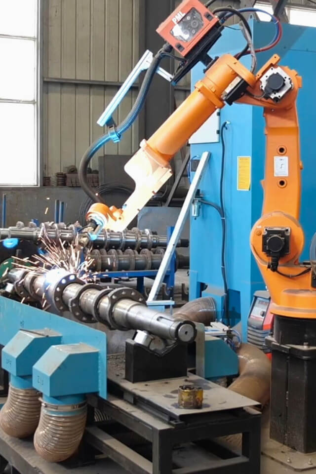 Цех по производству строительной техники, демонстрация роботов-сварщиков - Хэнань Хэньюань Цех по производству строительной техники, демонстрация роботов-сварщиков - Хэнань Хэньюань