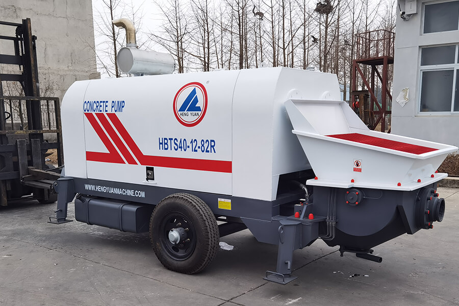 Diesel engine driven concrete trailer pump equipment for sale, small concrete pump prices-Henan Hengyuan Diesel engine driven concrete trailer pump equipment for sale, small concrete pump prices-Henan Hengyuan