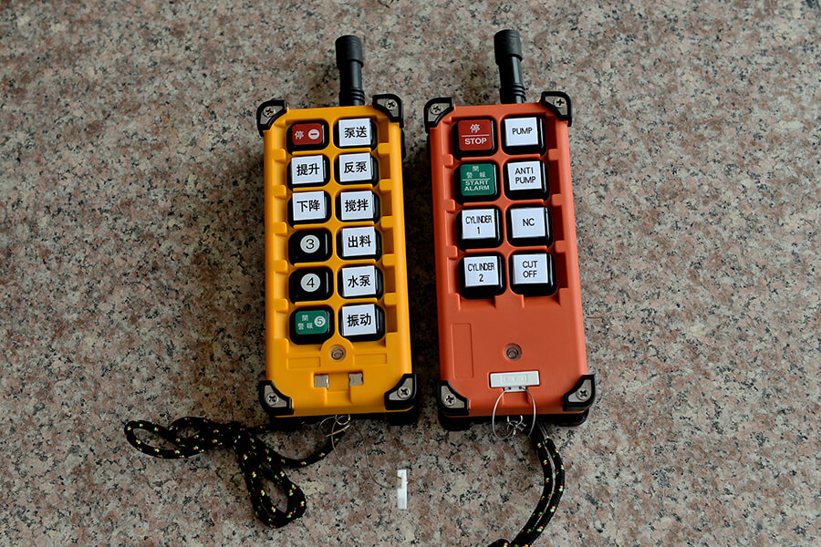 Concrete pump equipment with two control methods, remote or local-Henan Hengyuan Concrete pump equipment with two control methods, remote or local-Henan Hengyuan