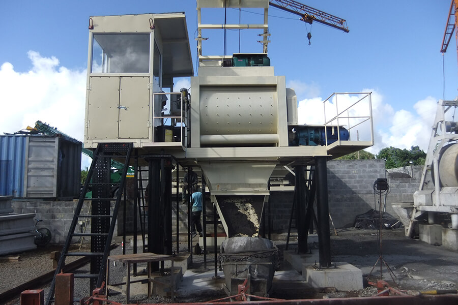 Маврикий бетономешалка успешный случай, бетономешалка сайт работы - Henan Hengyuan