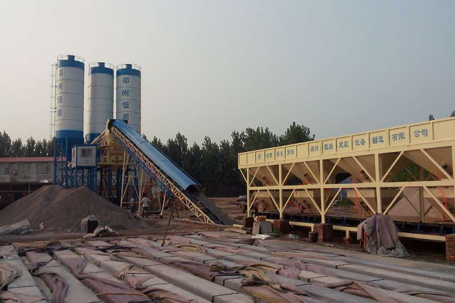 Бетонный завод HZS60 производства Henan Hengyuan